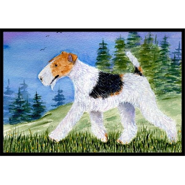 Carolines Treasures Carolines Treasures SS8599MAT 18 x 27 in. Fox Terrier Indoor Outdoor Doormat SS8599MAT - main